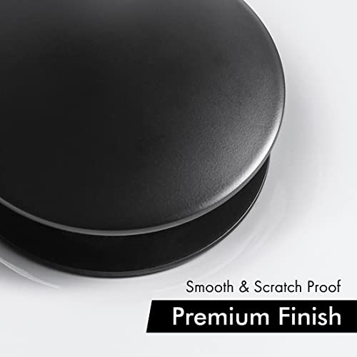 Kes Bathroom Sink Drain Without Overflow Sink Drain Stopper Matt Black Pop Up Drain, All Metal Rustproof Brass And 304 Stainless Steel, S2008D-Bk #TOP2