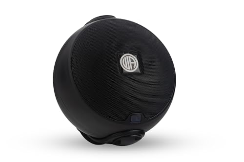Image of Winston Sphere Weatherproof Round Wall Mount Speaker (Amp not Included) - 2-Way Outdoor /Indoor, for Restaurants, Cafes, Gyms & Home Theatre
