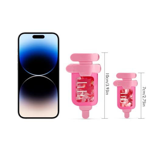 Large Pink Syringe Design Hair Claw Clip for Women Girls Gift Birthday 4.13 x 2.04 inches, Acetate Material