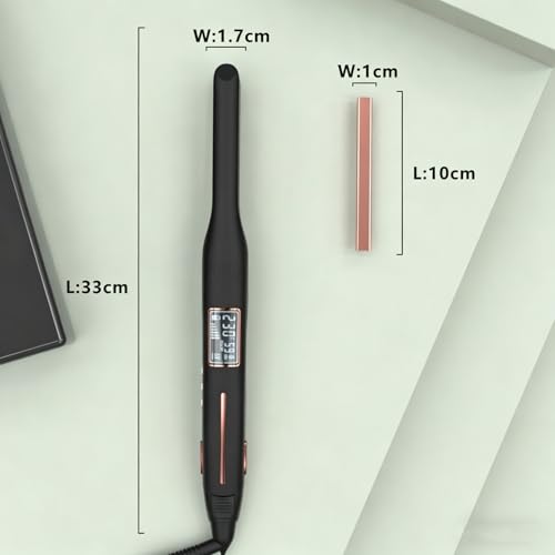 Plancha y Rizadora Pencil para Cabello Corto con Pantalla LCD miniatura 3