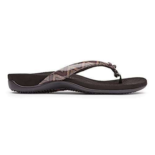 Image of Vionic Women's Rest Bella Toe Post Sandal- Supportive Ladies Orthotic Sandals that include Three Zone Comfort with Arch Support- Flip Flop for Ladies, Medium and Wide Width Size 5-12