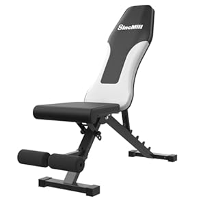 SincMill Weight Bench Adjustable Workout Bench for Home Exercise bench Gym Bench, Strength Training. Foldable Incline Decline Lifting