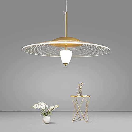 Lustre LED 42cm à lumière chaude et basse consommation style Discart