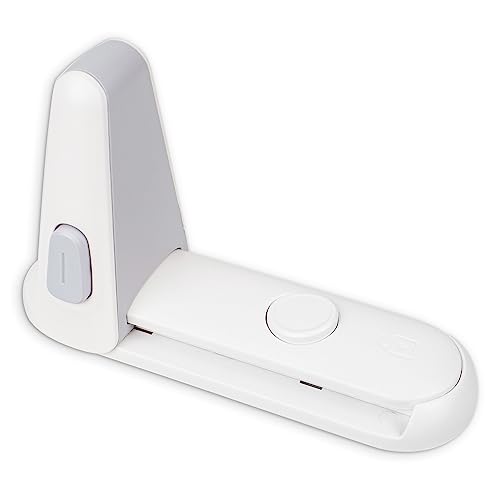 Blocca Maniglia, 1 pezzo, Bianco, per Bambini e Animali Domestici, Blocca porte e finestre, con Adesivo speciale, Chiusura di Sicurezza per Bambini, Blocca Maniglia per Porte, Sicurezza Blocca porte
