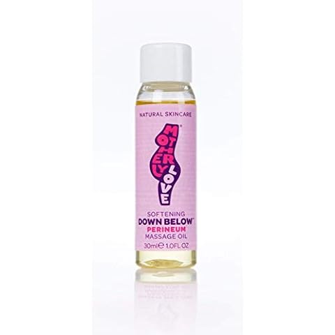 Motherlylove Down Below Perineum Antenatal Care Pregnancy Massage Oil | 100% Natural Oils & Vegan | Award Winning, Vitamin E, Perineal Treatment for Labour | Made in UK | Created by an Expert Midwife Cover
