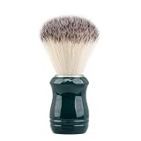 Teruyol Rasierpinsel mit Synthetischen Nylonborsten Und Ergonomischem Griff für Reichhaltigen Schaum Und Sanftes Peeling. Geeignet für Zuhause, Den Friseursal