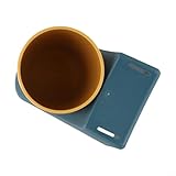 Gdfnmogo Zahnbürstenhalter-Set zur Wandmontage, kein Bohren, Badezimmer-Organizer, aufklappbar, ablaufbar, PP-Gestell für Zahnbürsten und Zahnpasta, platzsparend, 8 x 12 x 10 cm, Gelb