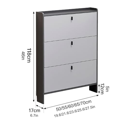 Meuble de rangement à chaussures d'entrée et placard de 70 cm