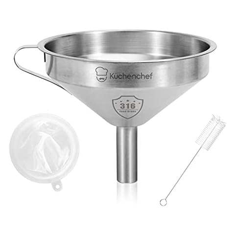Küchenchef 13cm Trichter aus 316 Edelstahl Cover