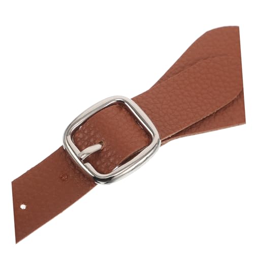 2pcs Adjustable Pu Leather Boot Straps Stylish Buckle for Riding and Outdoor Activities Versatile Vintage Design Faux Leather3