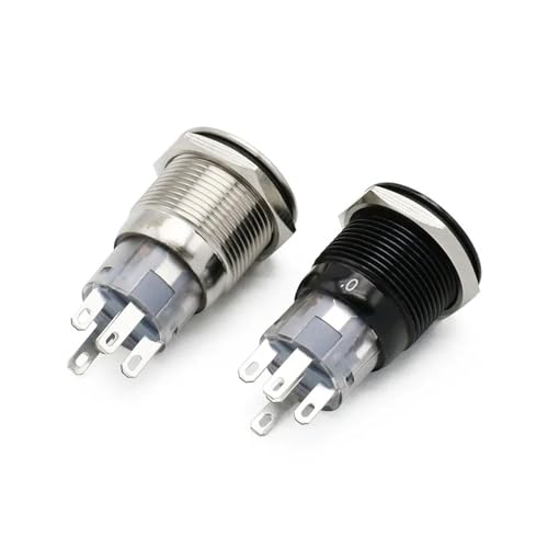 Bouton interrupteur 19mm étanche pour commande de démarrage et alimentation