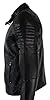 TruClothing Men's Biker Jacket Outwear Windproof Winter Motorcycle Racer Real Leather Jackets Coat - Black 5XL #3