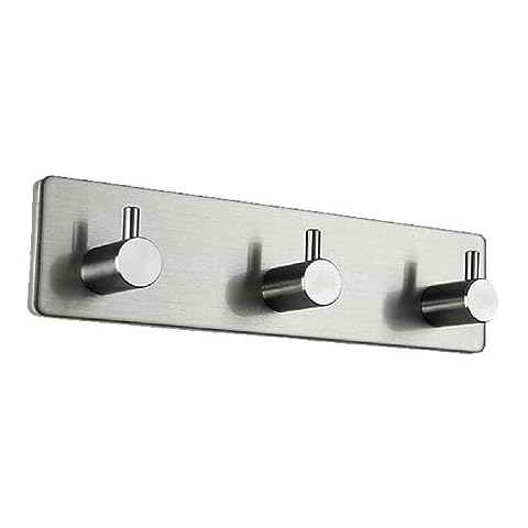 Triple Silver Self-Adhesive Towel Holder Cover
