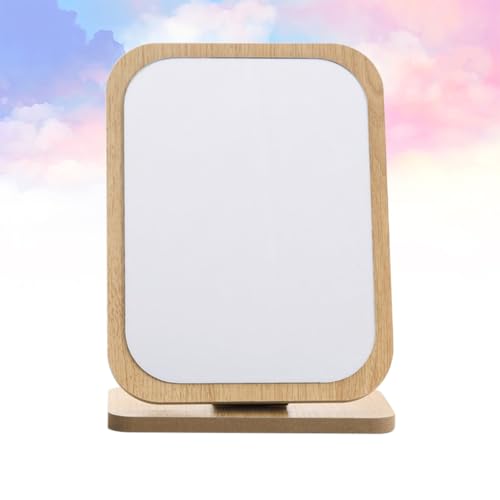 Espejo de maquillaje de escritorio grande y plegable: cristal claro estilo retro 7