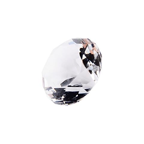 40mm Crystal Clear Cut Glass Paperweight Cover