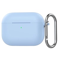 Clear Case Cover For AirPods Pro 3 (2025) W/Keychain Carabiner