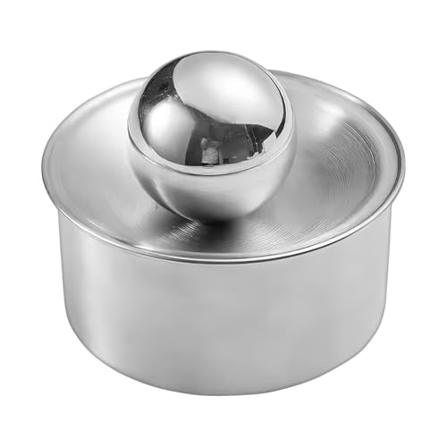 Dumpling Press - Prensa de acero inoxidable de 10 cm, fabricante de dumping, herramienta manual | Uniforme Shaping, agarre ergonómico, prensa para dobleces, ravioli maker para dumplings, bizcocho