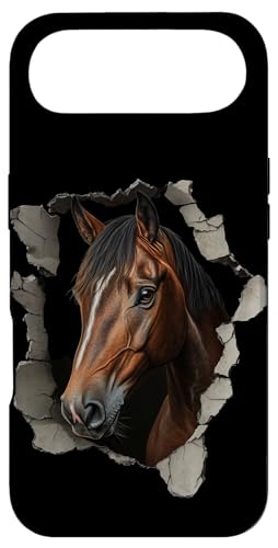 �ʔ����n�̏�n�ʔ����n�̃��C�_�[�̃��C�_�[�X�� Funny Horse Riding Cool Horses Cute �X�}�z�P�[�X iPhone Air �p
