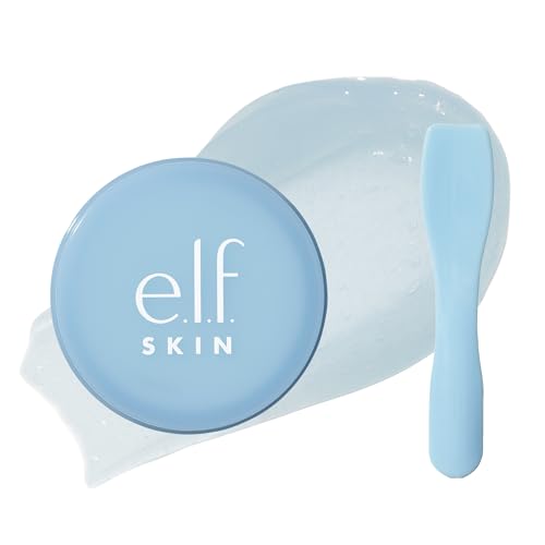 e.l.f. Skin Holy Hydration! Lip Mask, Hydrating Leave-on Mask For Soft & Smooth Lips, Enriched With Hyaluronic Acid, Powder Blue