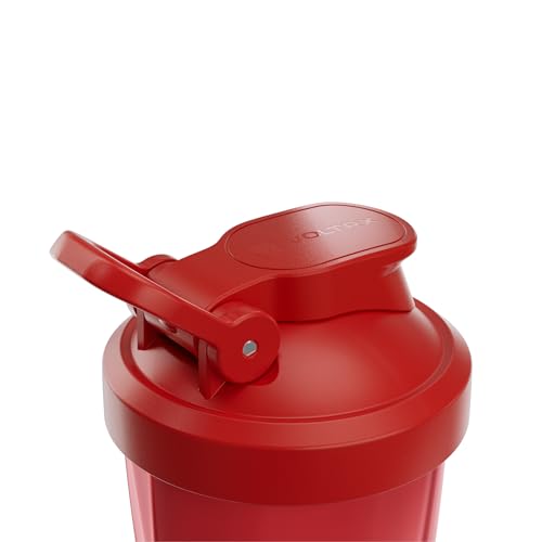 Image of VOLTRX VortexBoost Electric Shaker Bottle, USB C Rechargeable Protein Shake Mixer, Shaker Cups for Protein Shakes and Meal Replacement Shakes, BPA-Free, Made with Tritan, Candy Pink, 24oz