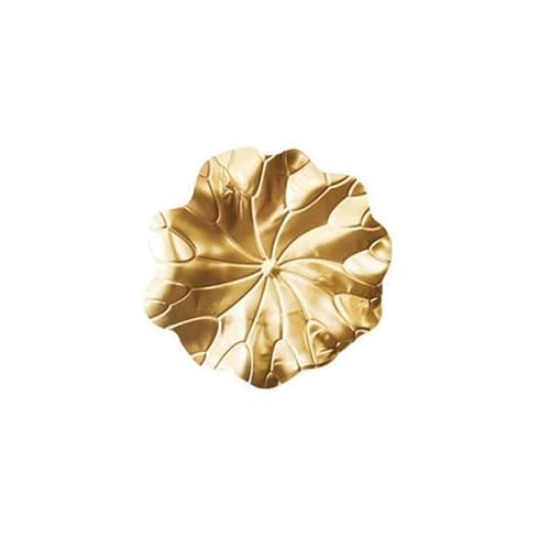 Artisanat hall feuille de lotus doré en fer forgé idée cadeau maison chic