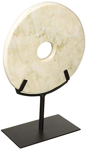 Cyan Design 02308 White Disk on Stand,Small