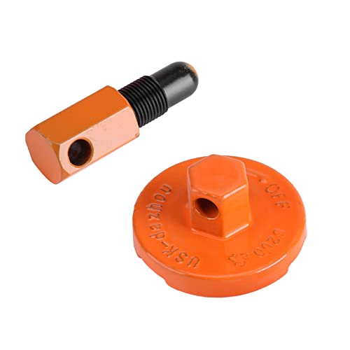Annadue Kit de Herramientas de Extracción de Volante de Embrague Universal para Motosierra, Herramienta de Parada de Pistón de Motosierra, Herramienta de Bloqueo de Desmontaje