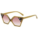  YLNJYJ Gafas De Sol Gafas De SolVintage Sexy Oversized Cat Eye Sunglasses Mujeres Gafas De Sol Geométricas Sombras Gafas Uv400