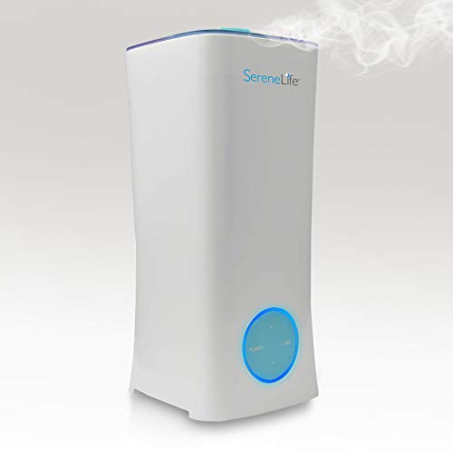 SereneLife Cool Mist Ultrasonic Humidifier | 2.5L Large Capacity |