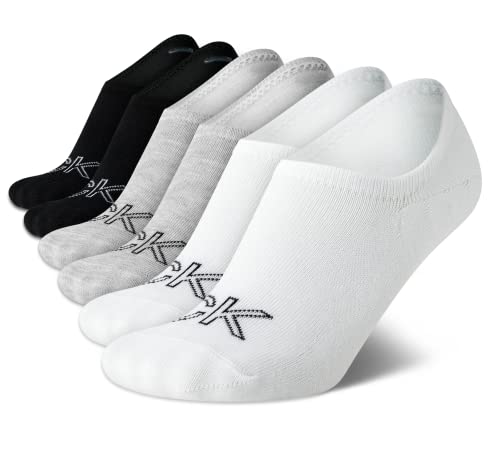 Calvin Klein Women's Socks - Comfort Cuff Sneaker Liner (6 Pack)