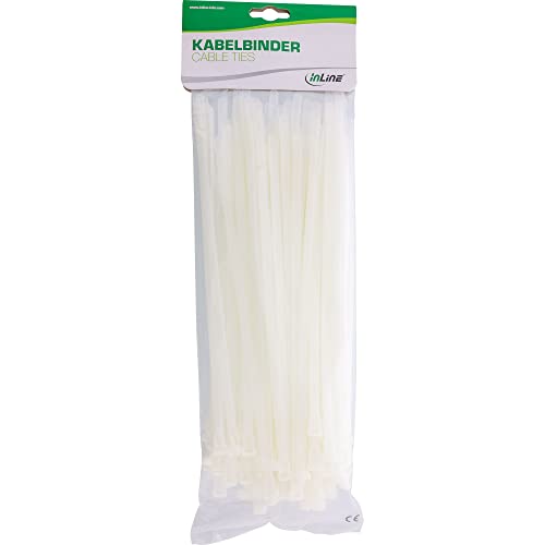 InLine 59974A Cable Ties Detachable 200 mm x 7, 2 mm Pack of 100, Black - Image 2