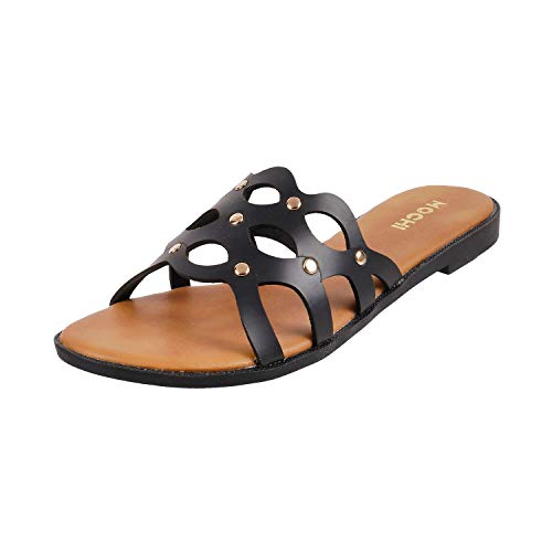 Image of Mochc|#Mochi Women's Black Mules - 7 UK (40 EU) (41-3538)