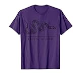 Join or Die tee with black snake T-Shirt