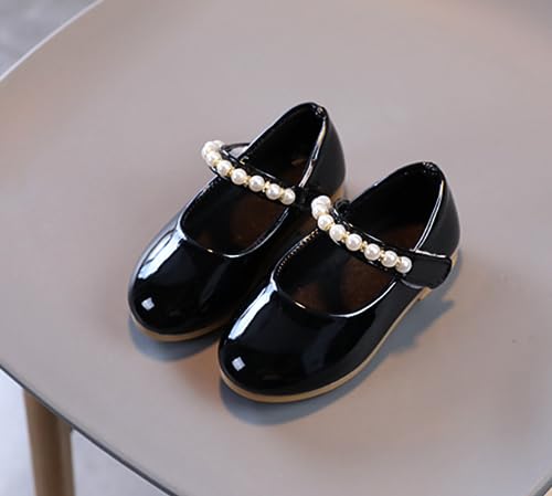 Girls Dress Shoes Mary Jane PU Leather Ballet Flats School Princess Wedding Shoe2