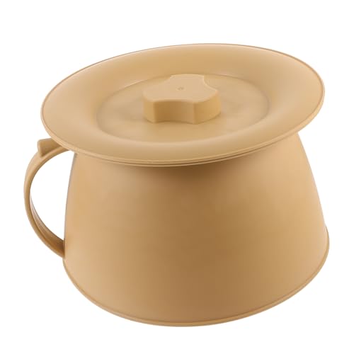 ROMISBABA 加厚プラスチック尿器 蓋付き携帯用尿バケツ 高齢者 障害者向け 病院 家用 臭い遮断可能で清潔 持ち運び簡単で洗浄しやすい