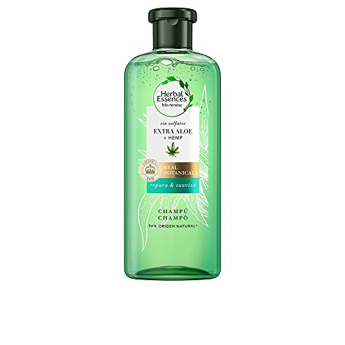 Herbal Essences Champú Renew Sin Sulfatos Con Aloe Intenso Y Hemp 380 ml
