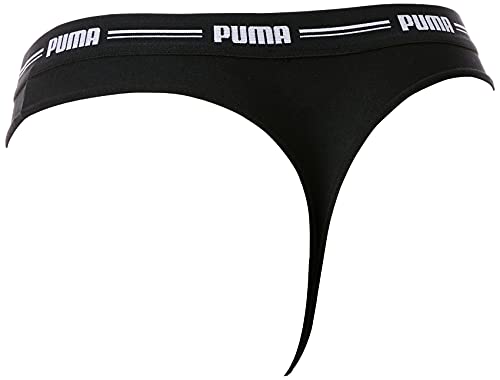 Calcinha Fio Dental, Puma, Feminino, Preto, P