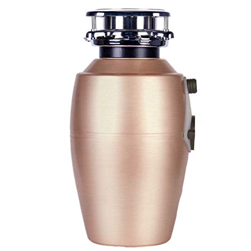 Broyeur de déchets de cuisine durable et puissant à commande pneumatique rose