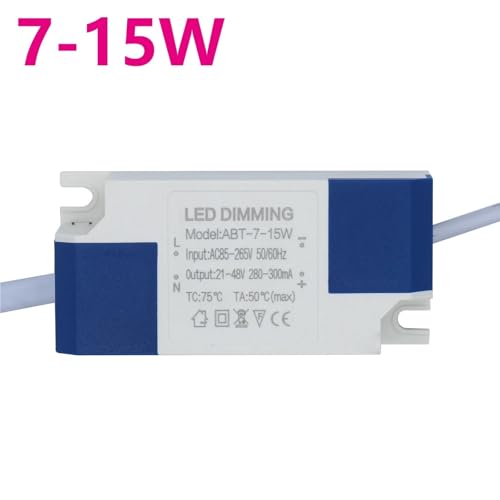Driver LED dimmable 6-7W AC220-240V transformateur de courant constant bleu