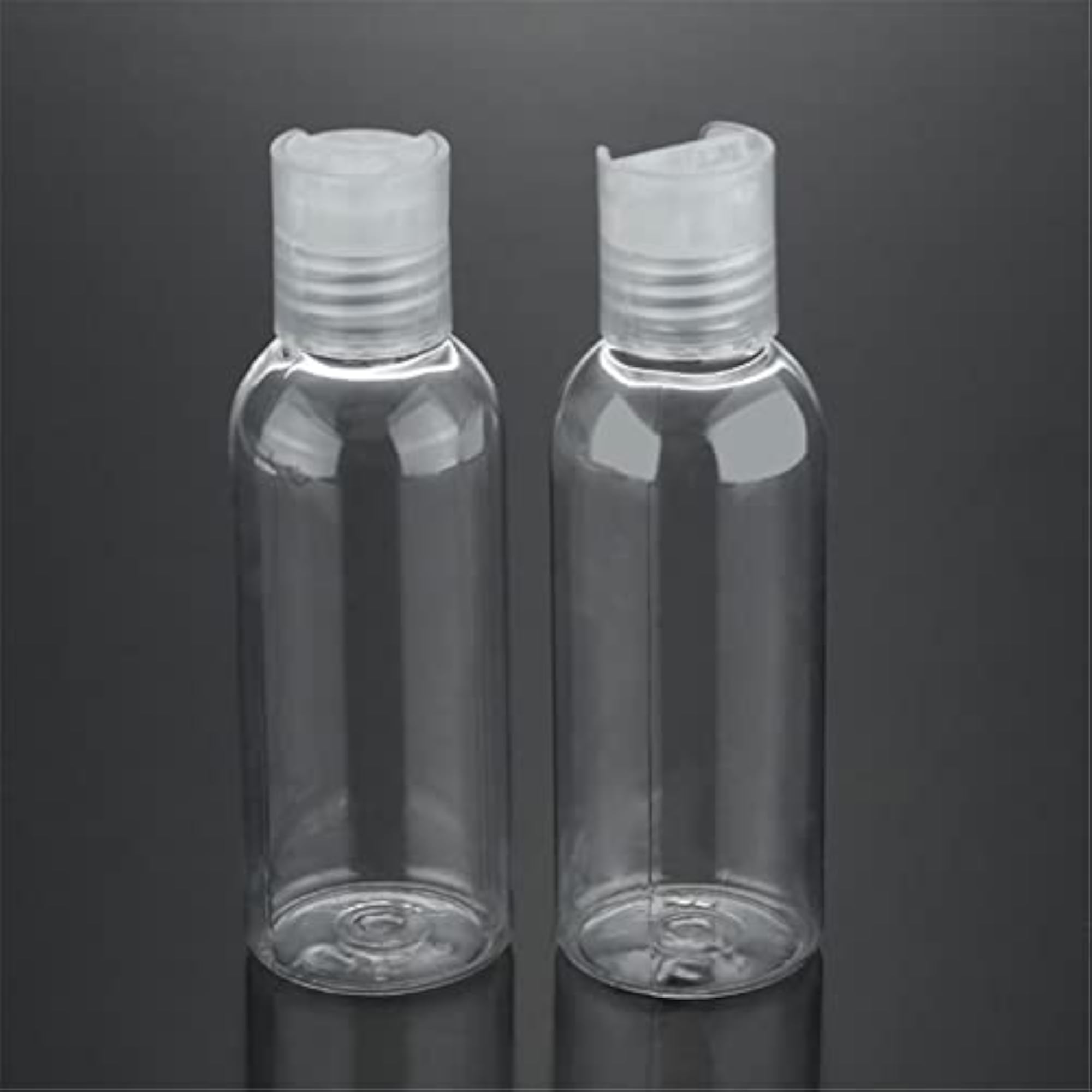 Pack of 6 Travel Mini Plastic Transparent Makeup Containers