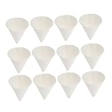 ROMISBABA 25個 使い捨てオイル漏斗 大容量ペーパーコーン 漏れ防止設計 エンジンオイル給油用 自動車用液体移送 机油交換に