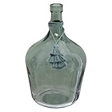 Poids : 0,832 kg Atmosphera - Vase Dame Jeanne Poesie - Verre - H25 cm - Vert d\'eau