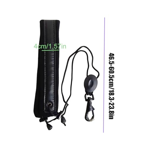 Saxophone Strap - Adjustable Padded Neck Harness, Soft Cushion Band Support, Breathable Wide Sling Holder | for Alto Tenor Soprano Baritone Clarinet Bassoon Horn Player Concert Practice Performance - Thumbnail 7