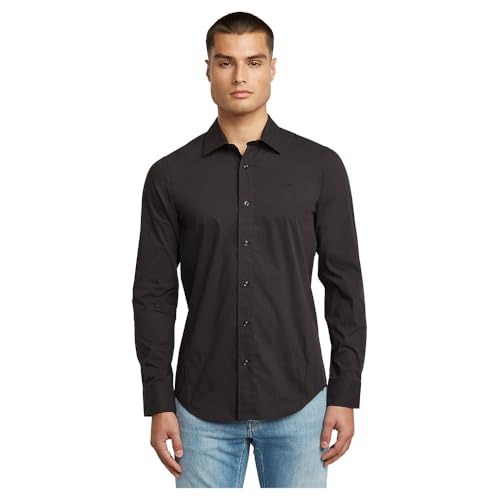 G-Star Camisa Uniform Slim Para Hombre, Negro Dk Black D25176-D321-6484 , M G-Star Camisa Uniform Slim Para Hombre, Negro Dk Black D25176-D321-6484 , M