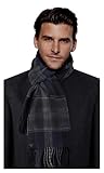 Damen-Schal Herren-Schal Winter-Schal kariert-er beige Fransenschal warmer weicher Herrenschal Schal-Wolle - weich wie ein Kaschmirschal - Schal Karo Schal