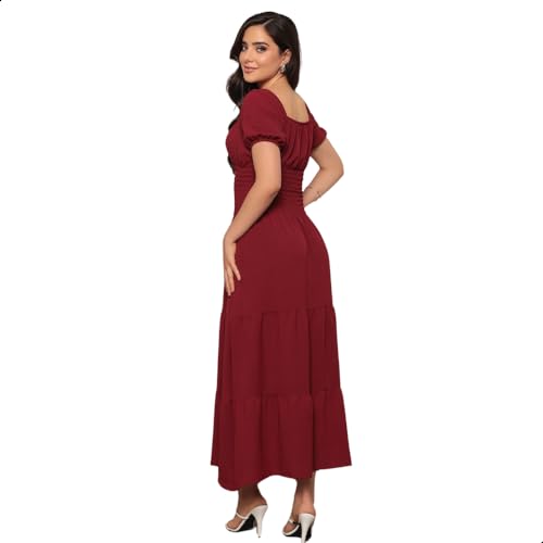 Vestido Longo Feminino Ciganinha Alças Modelagem Aconchegante Respirável Moda Evangélica