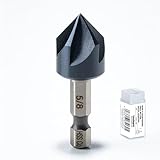 toolant 5/8' Noir-Ti Cobalt Countersink Drill Bit(Pro), Titanium Aluminum...