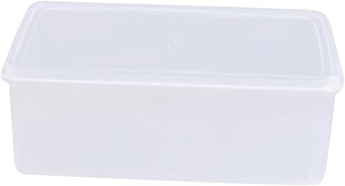 Cajas transparentes para almacenamiento de alimentos secos, organizador de latas para refrigerador, contenedor de almacenamiento de una sola capa