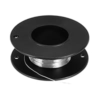 QUARKZMAN 2 Stück 27 Gauge Nichrome Heizdraht 0.35mm x 7.5m Cr20Ni80 Schneidedraht Widerstandsdraht Hochtemperatur für Reparatur von Elektronischen Komponenten Chemie Technik Heizelemente