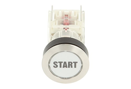 Schlegel 23.000.652 Push Button Stainless Steel, Clear Button Cap, Name Plate Start, Push Contact Sensor 2 Openers - Image 4